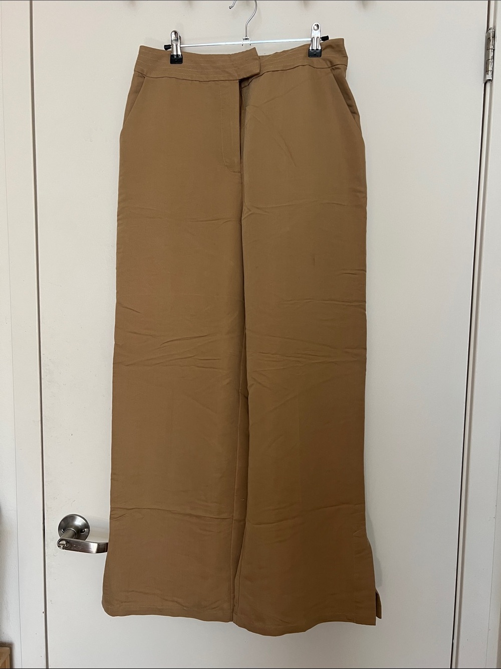Mossimo Supply Co. Wide-Leg Pants in Camel Brown